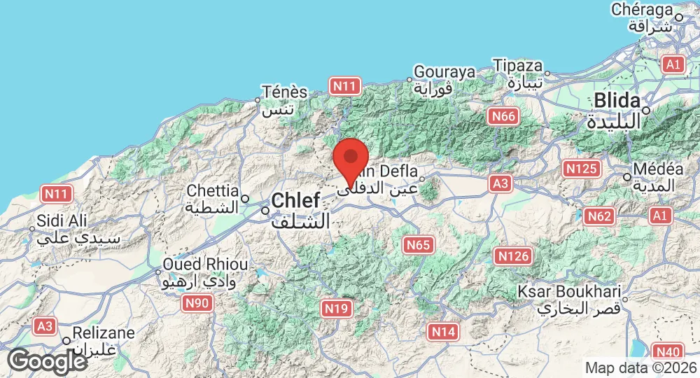 near El Attaf, Aïn Defla Province