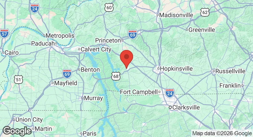 near Cadiz, Trigg County, Kentucky