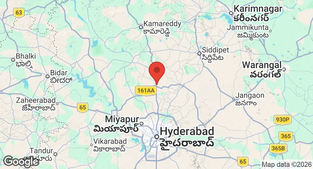 Near Toopran, Medak district, Telangana, India