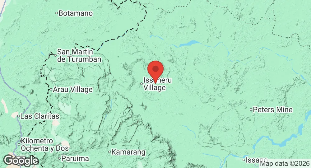 About 30 km east of Arau, Cuyuni-Mazaruni, Guyana