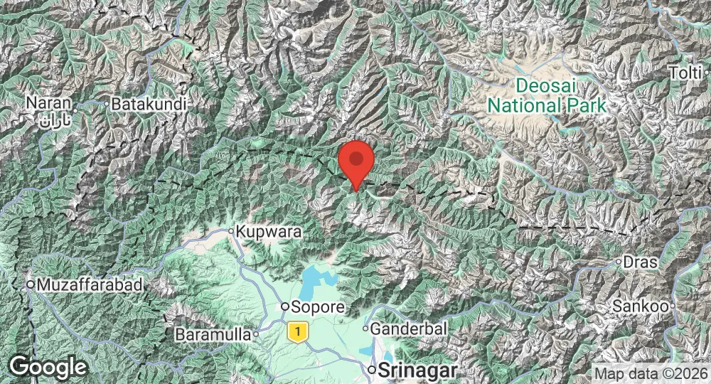 Gurez Sector, Bandipora District, Jammu and Kashmir, India