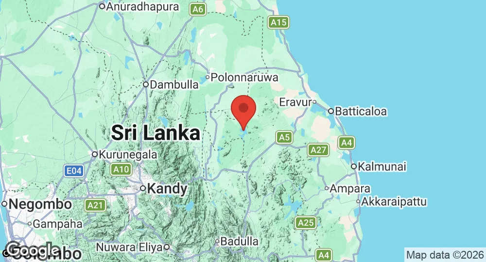 Maduru Oya Reservoir, Sri Lanka