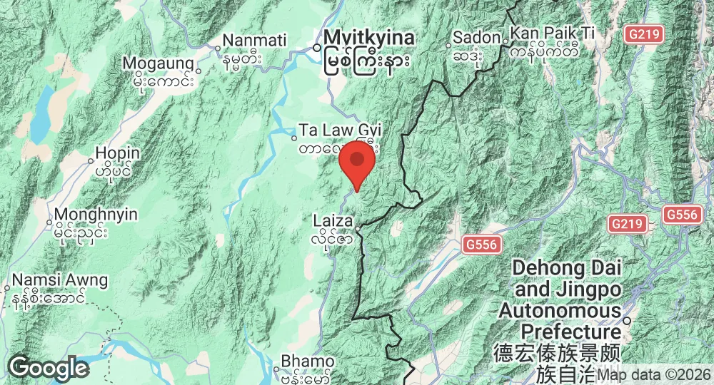 Nam Sang Yang, Waingmaw Township, Kachin State, Myanmar