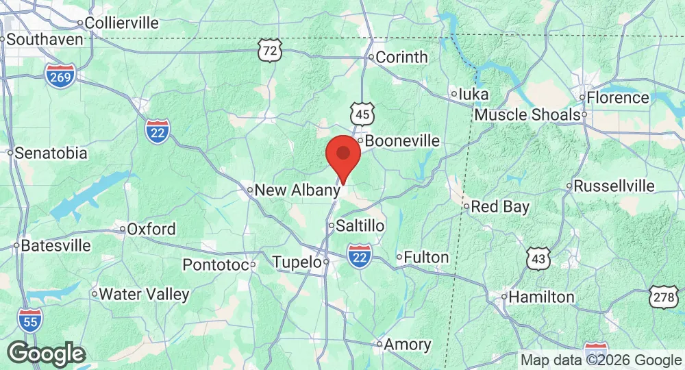 Near Baldwyn, Mississippi, United States