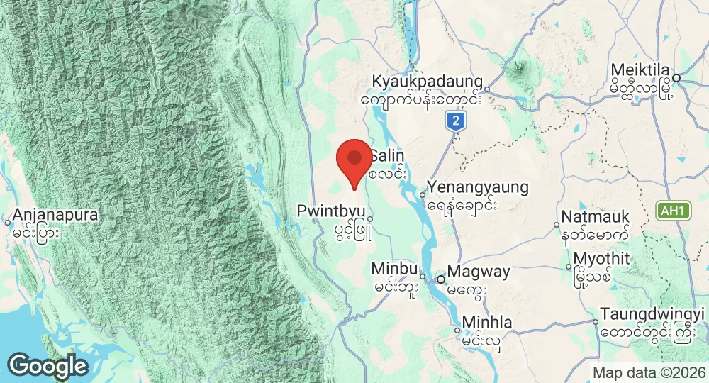 Kyo Wun village, Salin Township, Magway Region, Myanmar