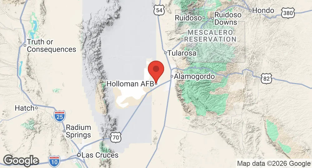 West of Holloman Air Force Base, New Mexico, United States