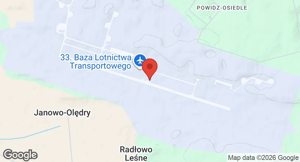 Map of 33rd Air Base