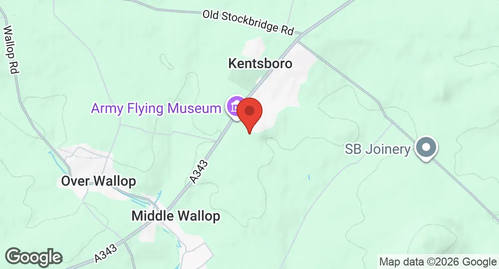 Map of Middle Wallop Flying Station