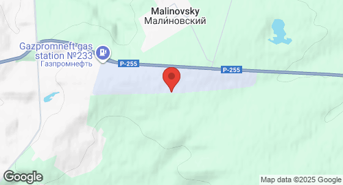 Map of Achinsk Airport