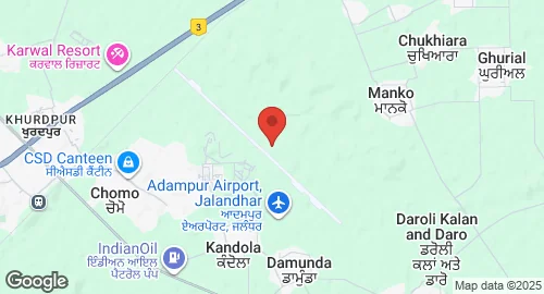 Mapa de Adampur AFS