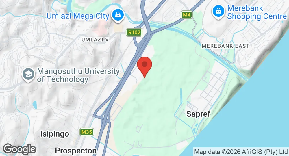 Map of AFB Durban