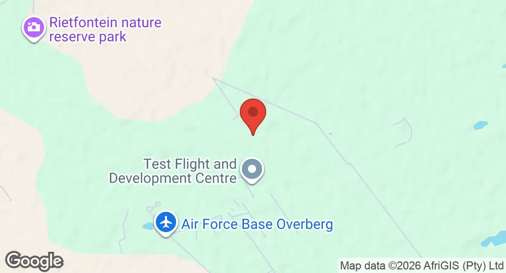 Map of AFB Overberg