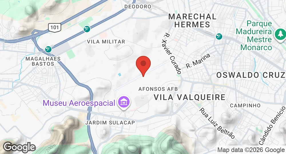 Map of Afonsos Air Force Base