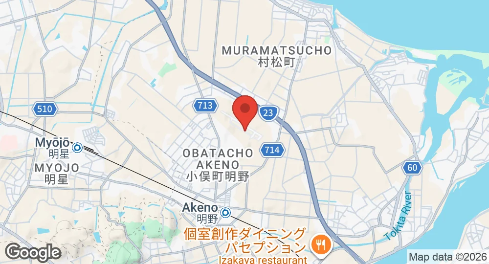 Map of Akeno Air Field