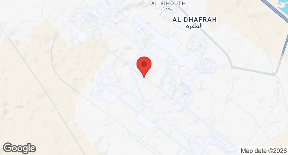 Map of Al Dhafra Air Base