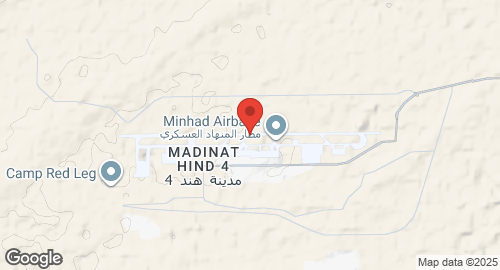 Map of Al Minhad Air Base