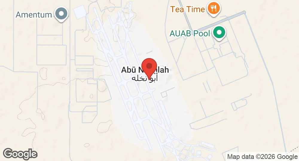 Map of Al Udeid Air Base