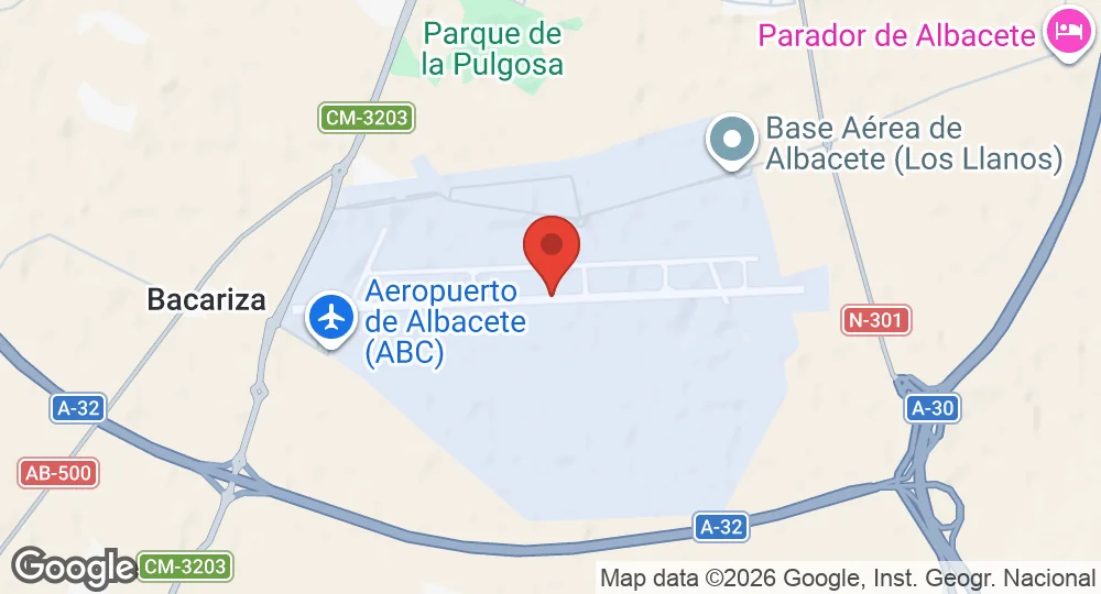 Map of Albacete Air Base