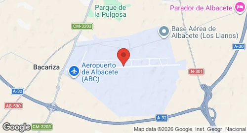 Map of Albacete Air Base