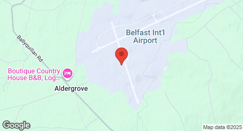 Map of Aldergrove Flying Station