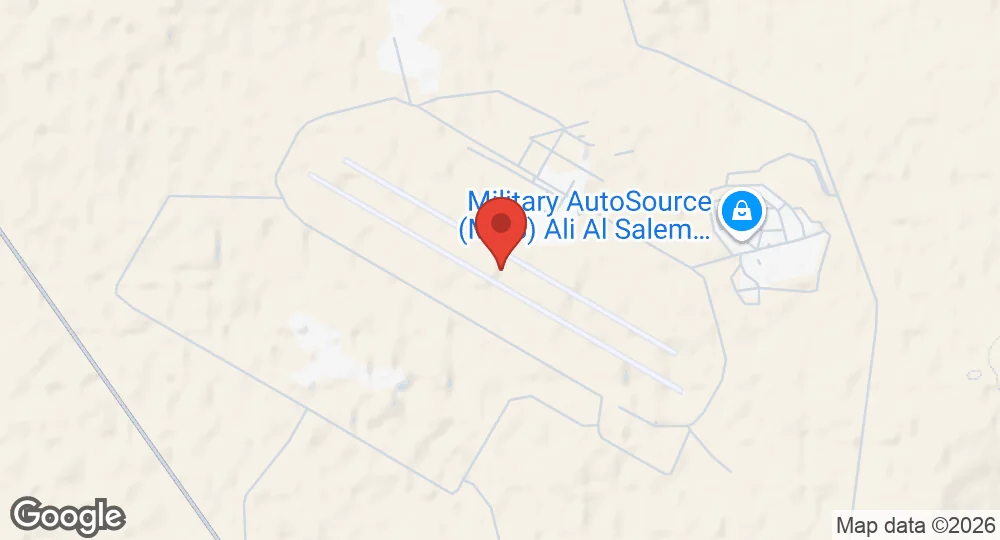 Map of Ali Al Salem Air Base