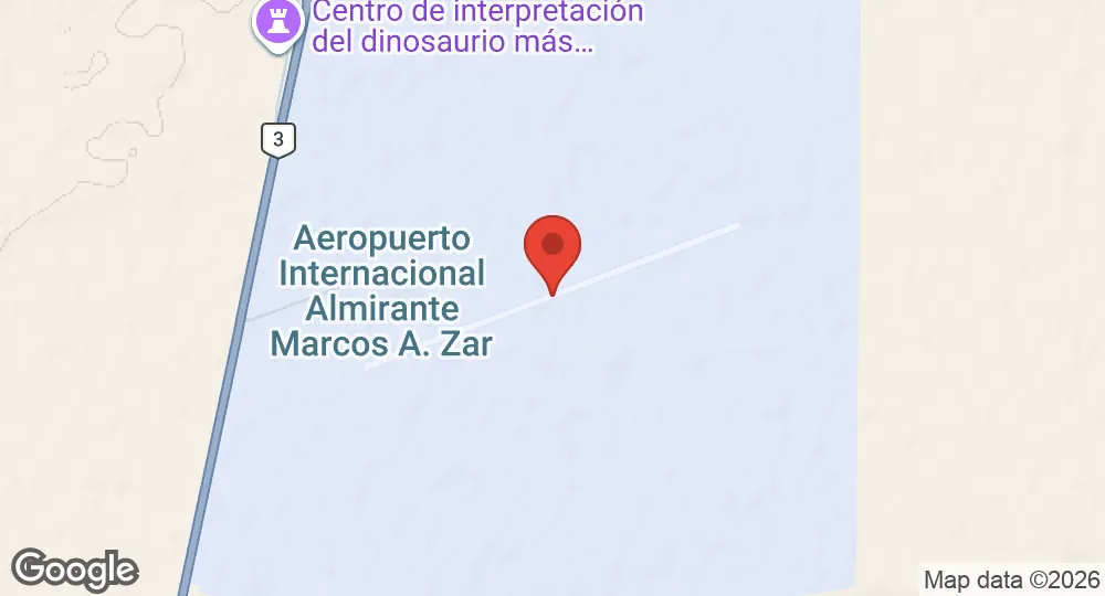 Map of Almirante Zar Naval Air Base