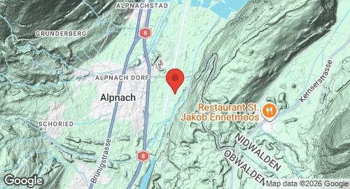 Map of Alpnach Air Base