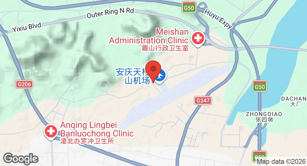 Map of Anqing Air Base