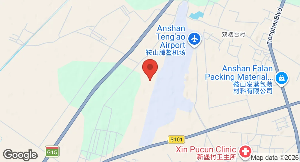 Map of Anshan Air Base