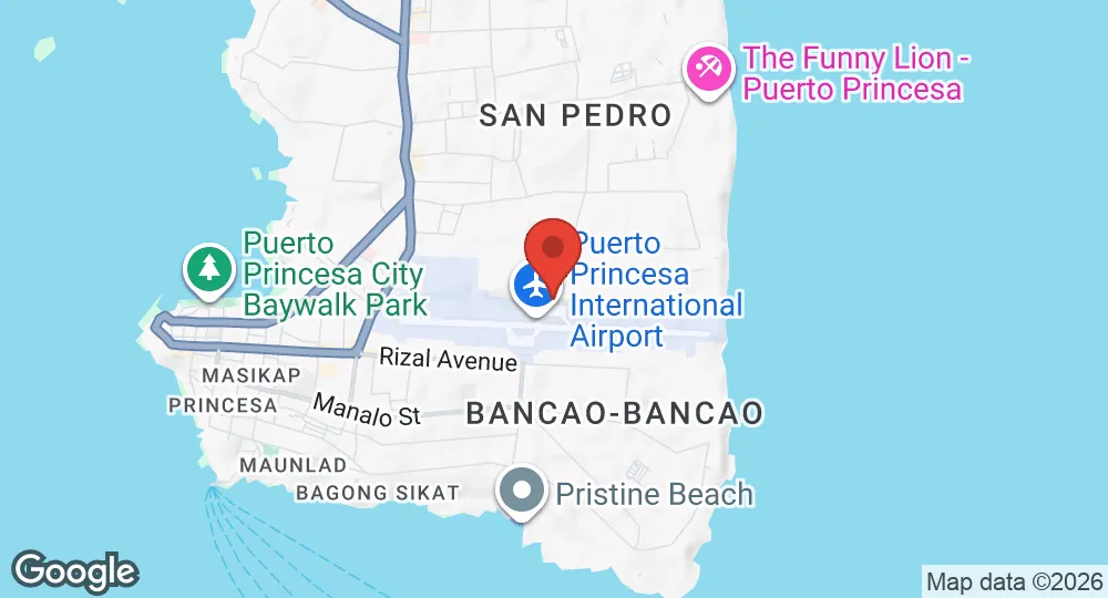 Map of Antonio Bautista Air Base