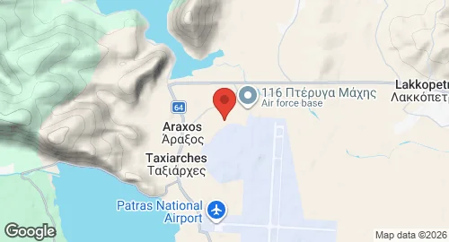 Map of Araxos Air Base