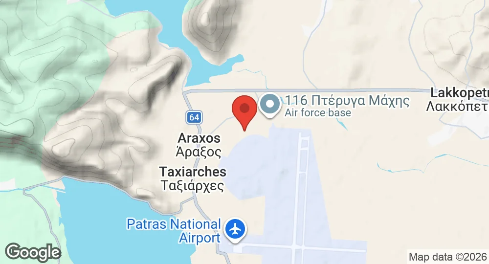 Map of Araxos Air Base