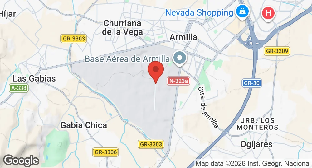 Map of Armilla Air Base