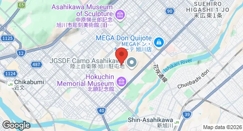 Map of Asahikawa Air Field