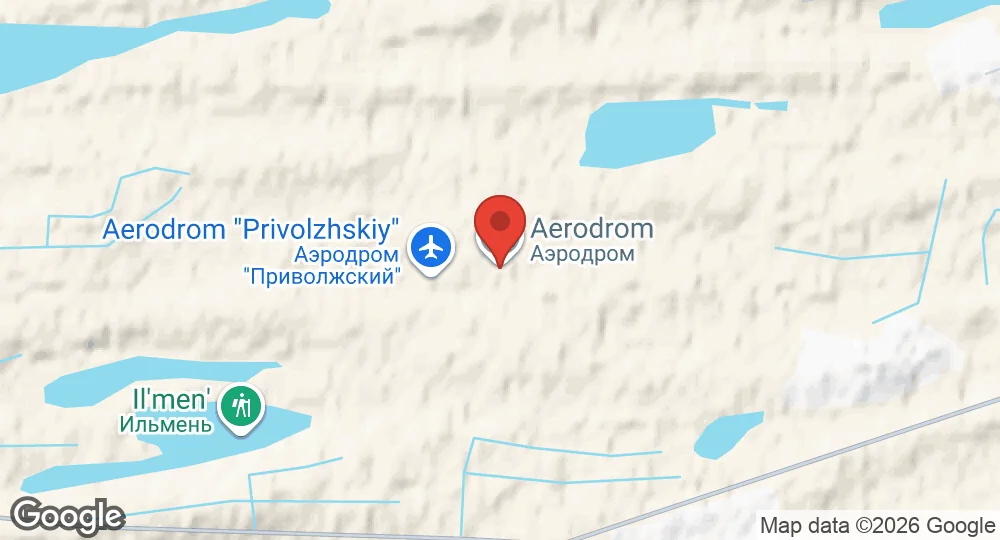 Map of Astrakhan Air Base