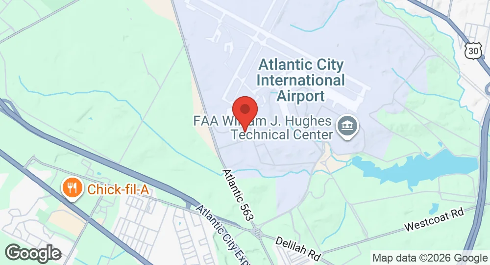 Map of Atlantic City Air National Guard Base