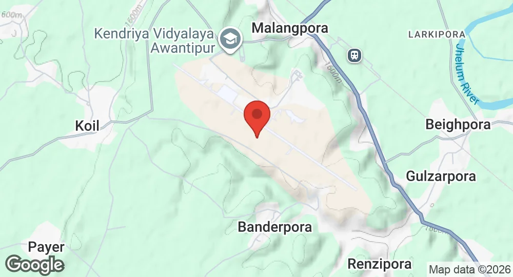 Map of Awantipur AFS