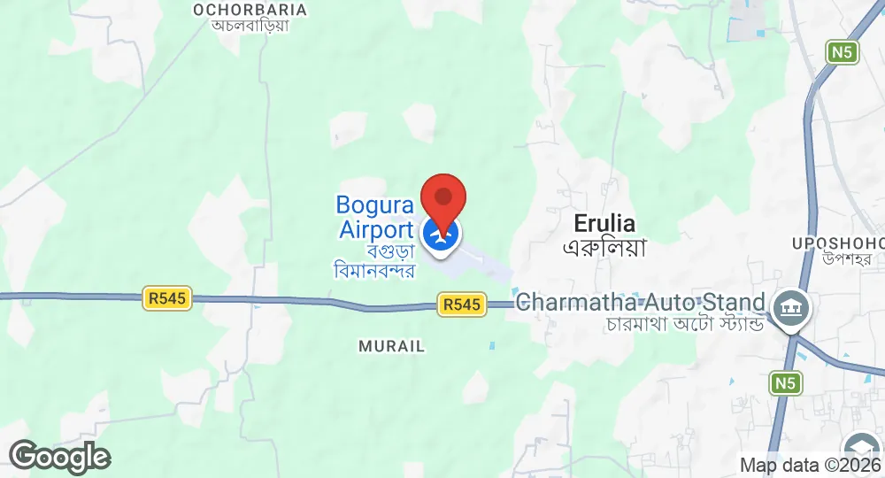 Map of BAF Station Bogura