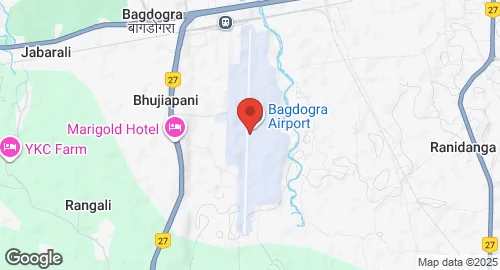 Mapa de Bagdogra AFS