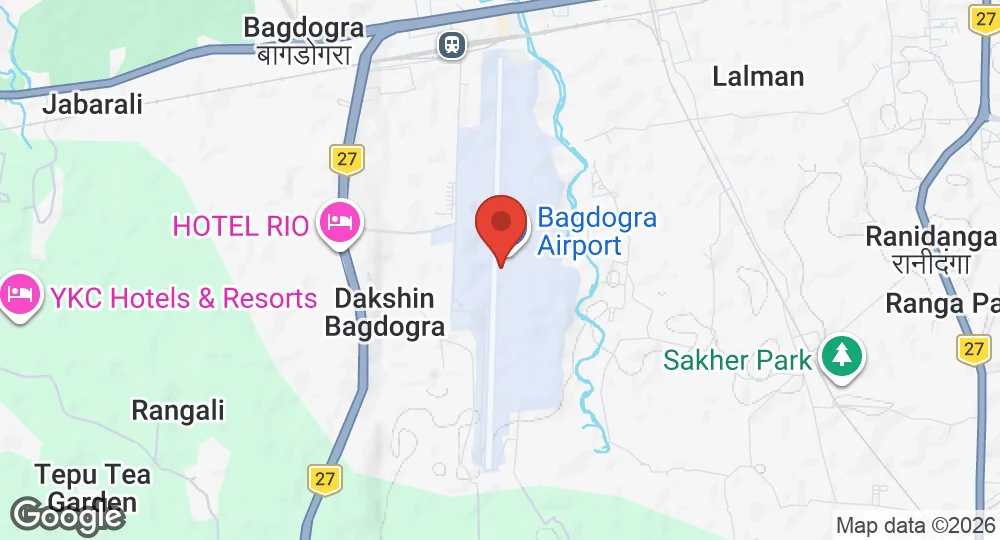 Map of Bagdogra AFS