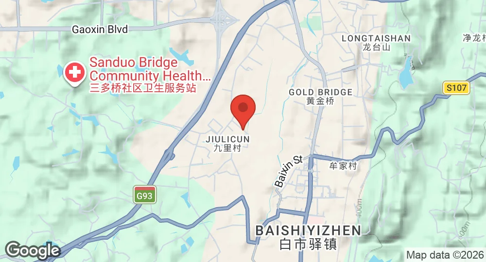 Map of Baishiyi Air Base