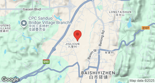 Map of Baishiyi Air Base