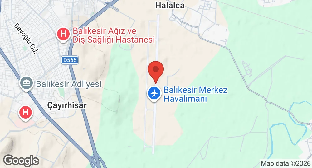 Map of Balıkesir Air Base