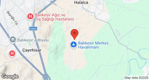 Map of Balıkesir Air Base