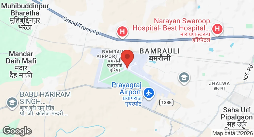 Map of Bamrauli AFS