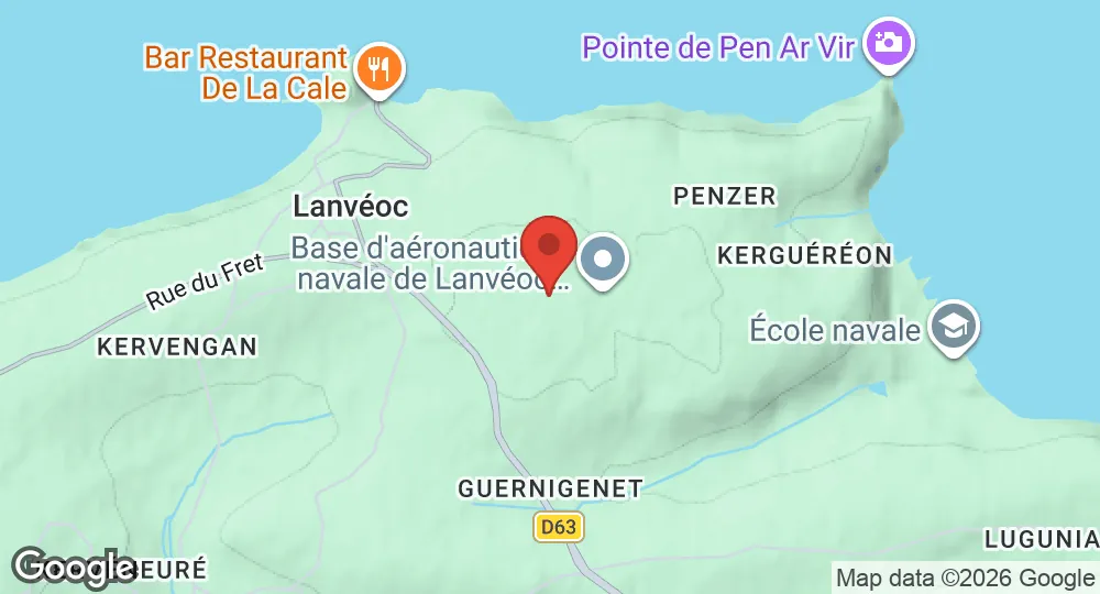 Map of BAN Lanvéoc-Poulmic