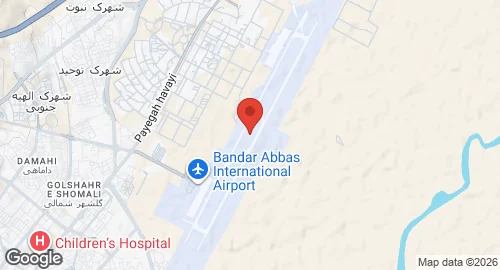 Map of Bandar Abbas International Airport