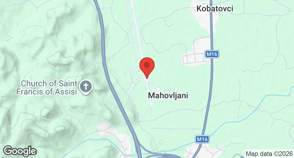Map of Banja Luka Air Base