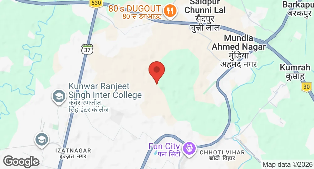 Map of Bareilly AFS