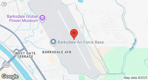 Mapa de Barksdale Air Force Base